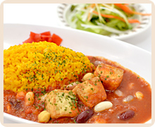 豆腐と豆のカレー